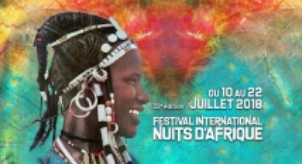 L'affiche du festival international de noix n'dafrique avec rythmes endiablés et Votia au Balatou, La Réunion.