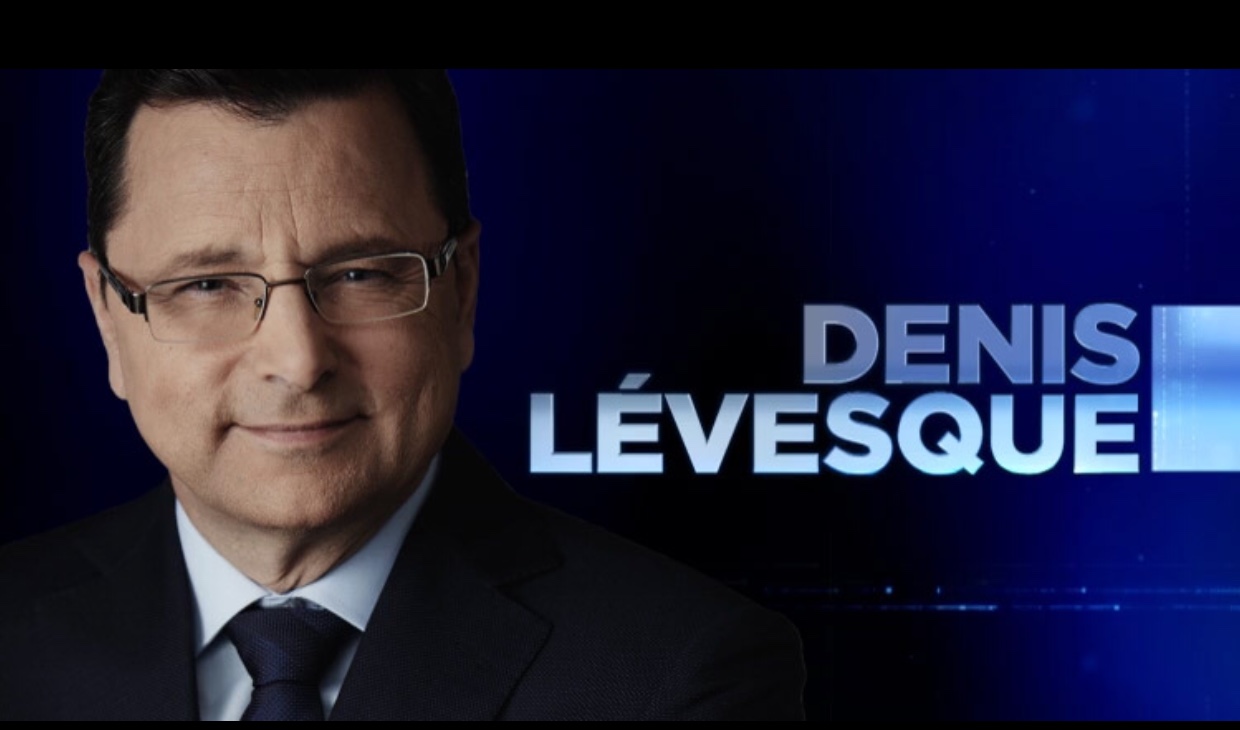 Denis Lévesque, personnalité reconnue de l'industrie télévisuelle, est présent à la télévision.