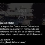 Beatnik ski & spa - capture d'écran au Beatnik Hôtel.