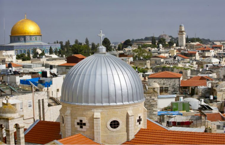 Une vue du Dôme du Rocher à Jérusalem.