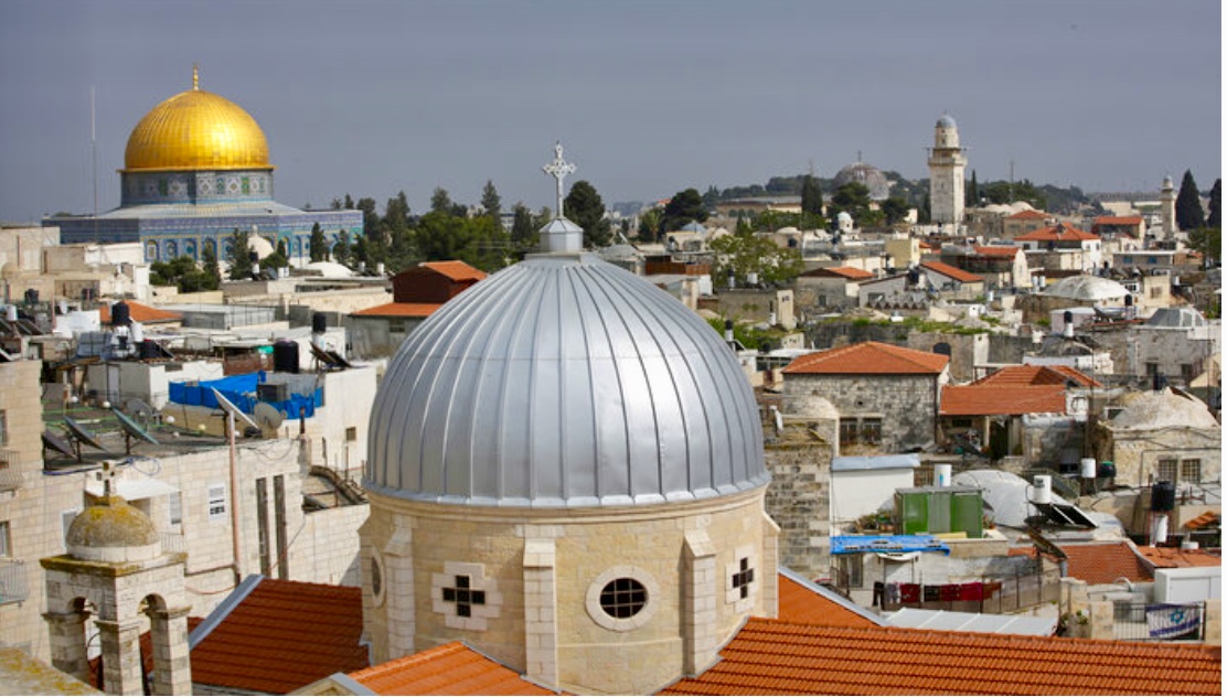 Une vue du Dôme du Rocher à Jérusalem.