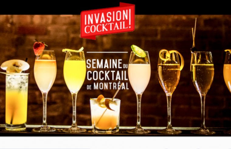 Festival Invasion Cocktail - Un groupe de verres présentant les mots invasion cocktail.