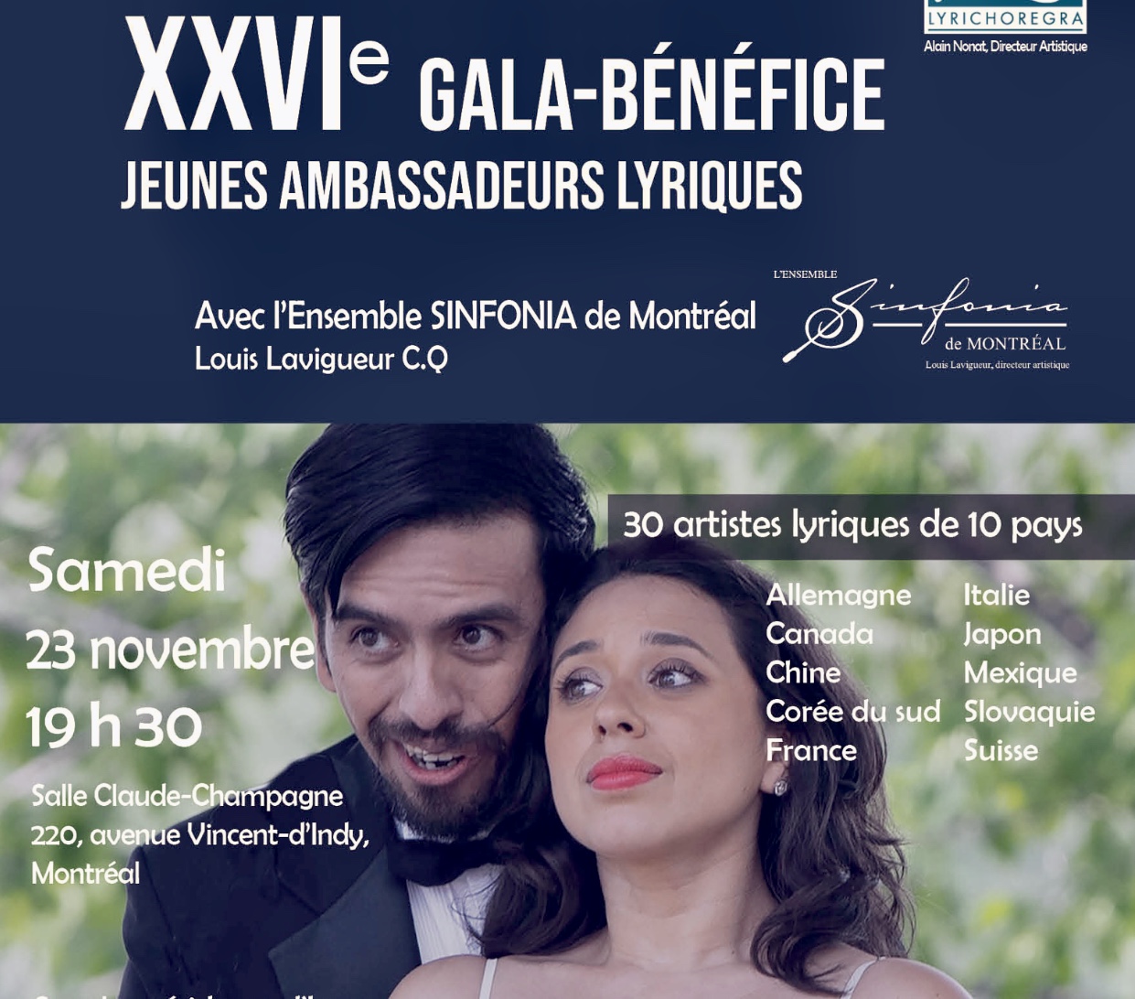 Le Théâtre Lyrichorégra 20 présente son gala-bénéfice annuel Xxxii, proposant une soirée inoubliable de spectacles et de divertissements. Assistez au bénéfice du gala Xxxii