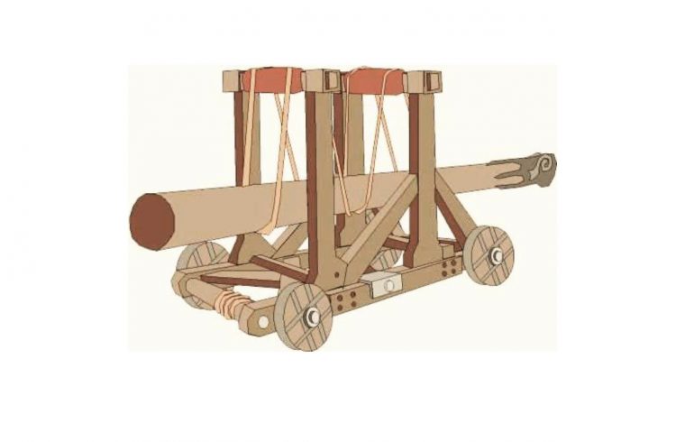 Un modèle en bois de canon conçu avec des influences Conte.