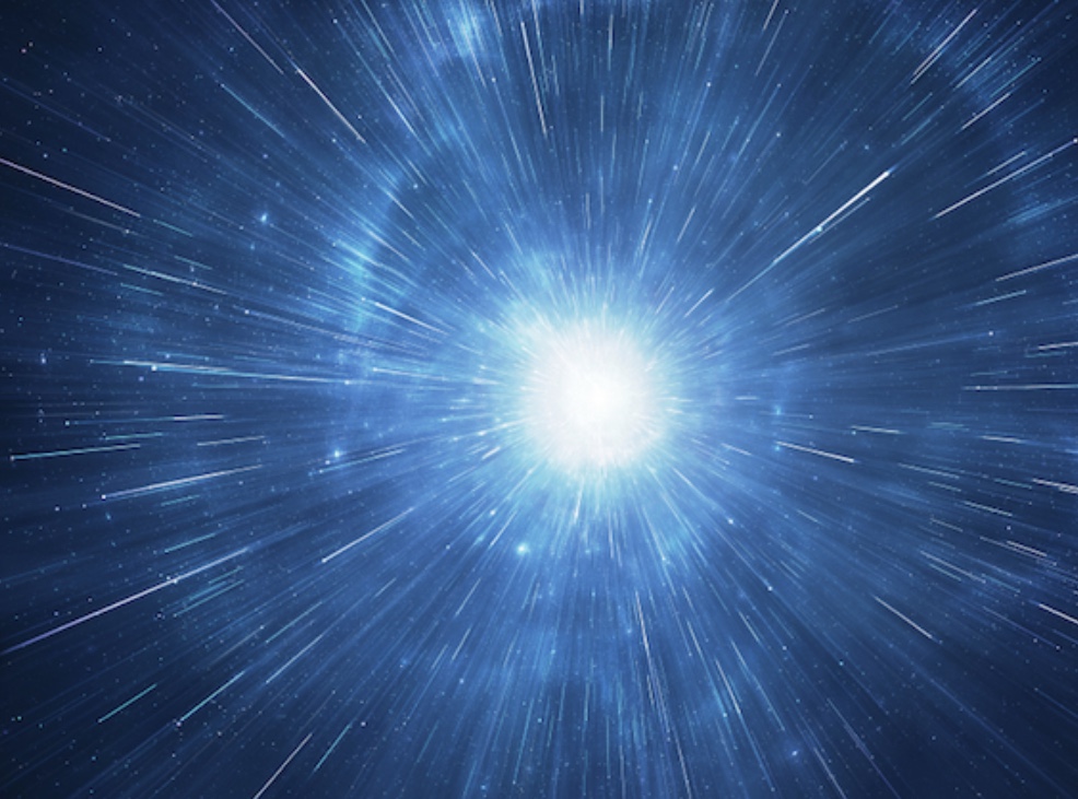 Une image d'une étoile Nouvelle éclatée dans l'espace.