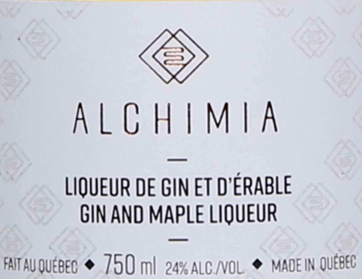 Un gin alchimia infusé avec de l'érable.