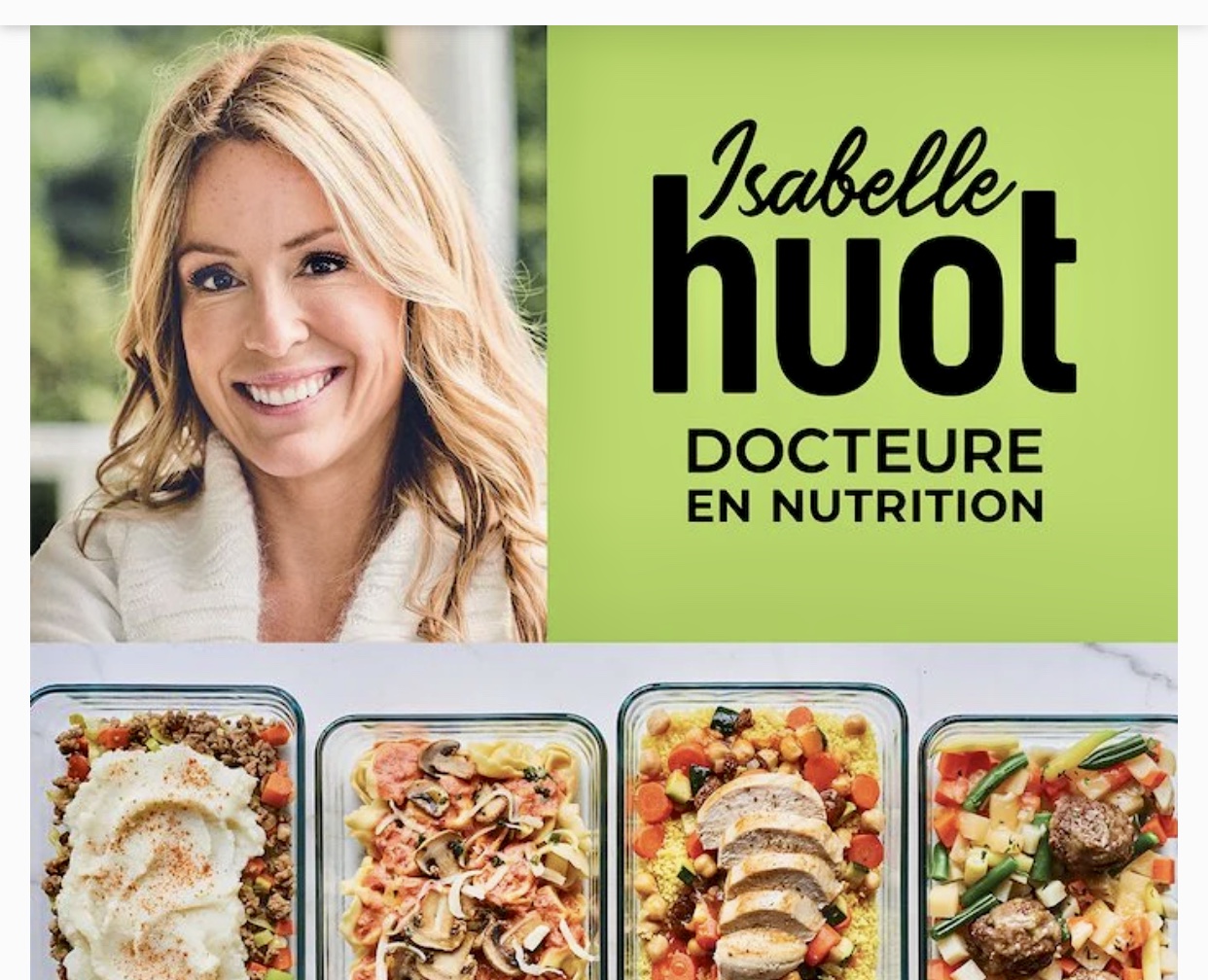 Jacqueline Hout est docteure en nutrition.