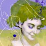 Une image d'une femme avec une fleur dans les cheveux tirée d'une interview avec Nancy Reichl Lange.