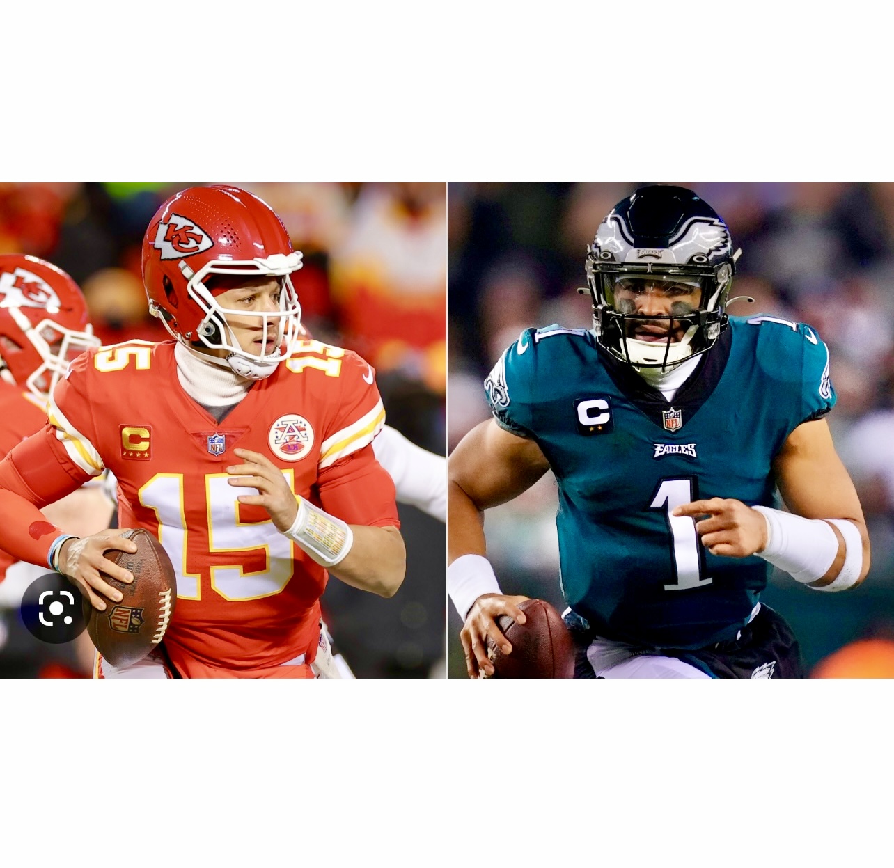 Les Chiefs de Kansas City affrontent les Eagles de Philadelphie lors du Super Bowl 2023.