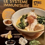 Ramen renforçant le système immunitaire dans un restaurant japonais.