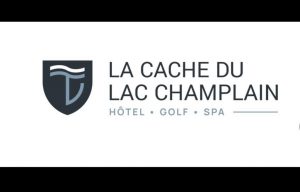 Le logo de la cache du champlan hôtel golf et spa.