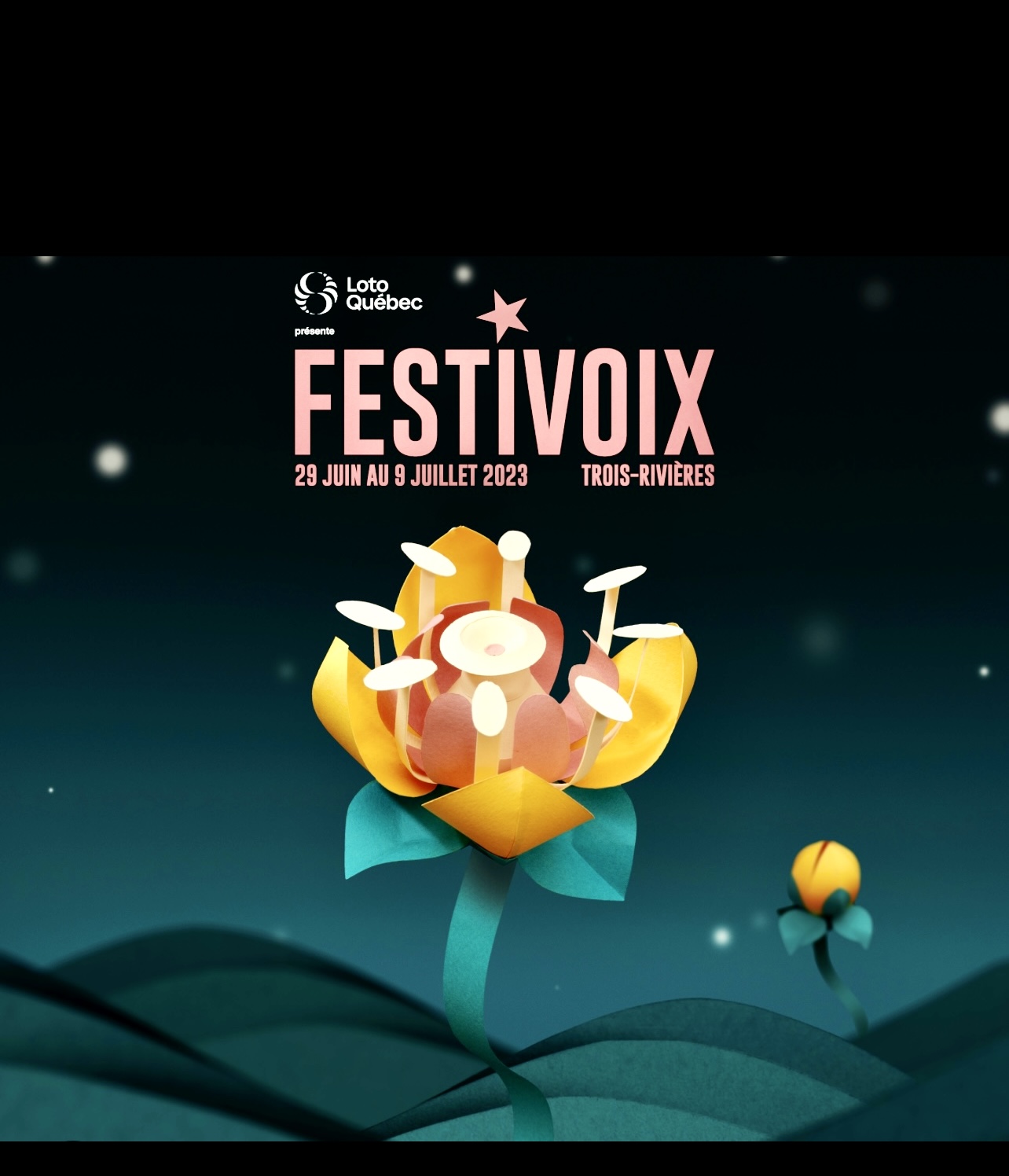 Festivalvoix - capture d'écran du FestiVoix de Trois-Rivières 2023.