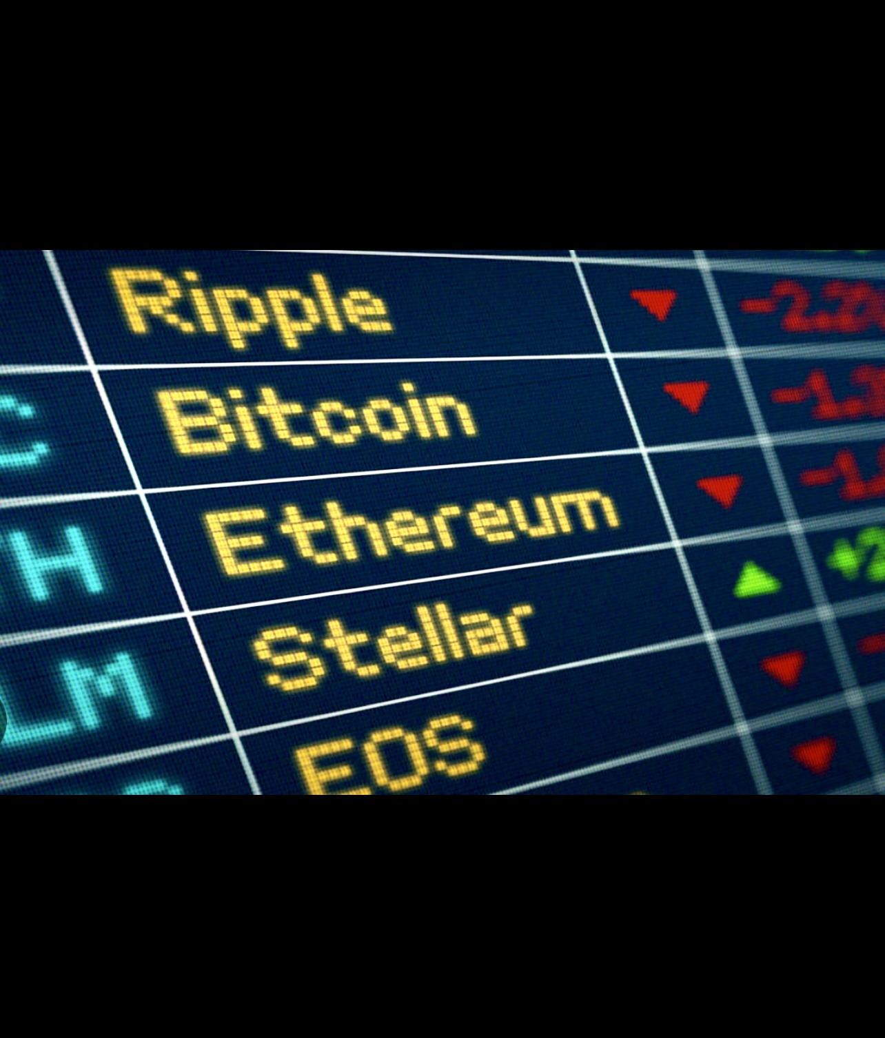 Échanges de cryptomonnaies telles que Bitcoin, ethereum, litecoin, eos et ripple.