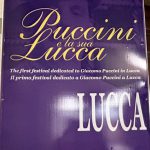 Une affiche pour le concert San Giovannino de Puccini à Lucques.