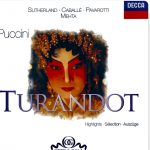 La pochette du CD de l'opéra Turandot, composé par Puccini à Lucques.