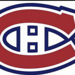 Une soirée de hockey avec le logo des Canadiens de Montréal.