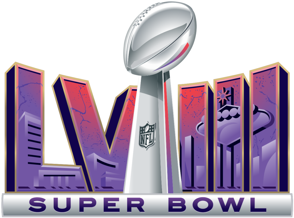 Le logo du Super Bowl met en valeur ses extravagances.