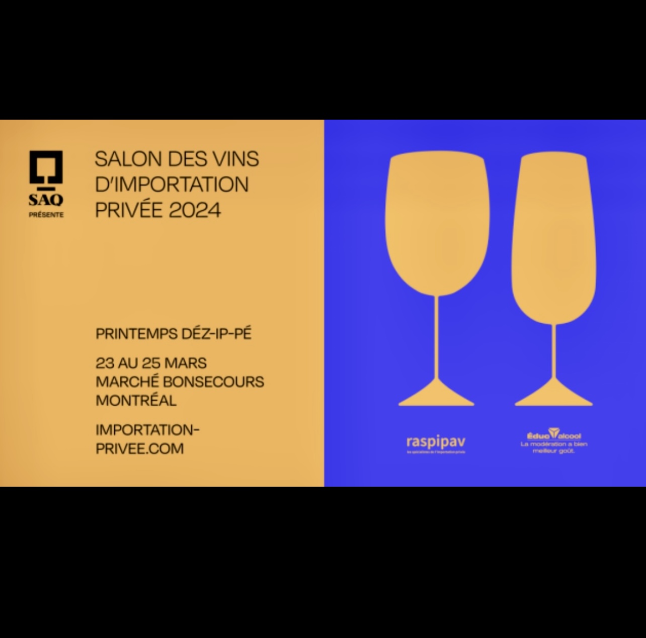Le Salon des vins d'importation privée 2024 au Marché Bonsecours