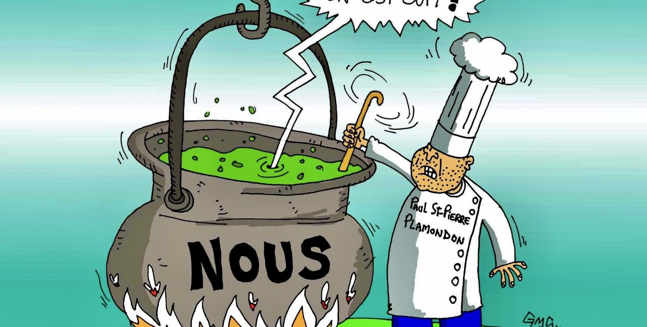 "On est cuit!" Caricature de Ghalem