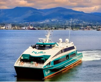 Le Hullo vers l'île de Vancouver