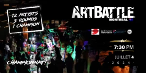 10 ans de ART BATTLE Montréal