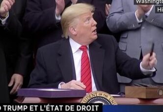 Trump et l'État de droit : la dernière ligne rouge. Crédit photo @RDI Radio Canada.