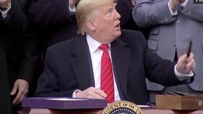 Trump et l'État de droit : la dernière ligne rouge. Crédit photo @RDI Radio Canada.