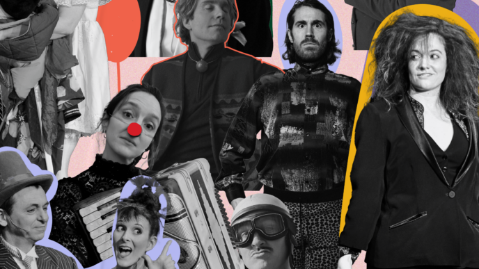 Clown-collage. Crédit photo @Emilia Hellman