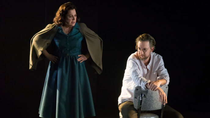 “For the Pleasure of Seeing Her Again” au Théâtre Centaur. Crédit photo @Andrée Lanthier