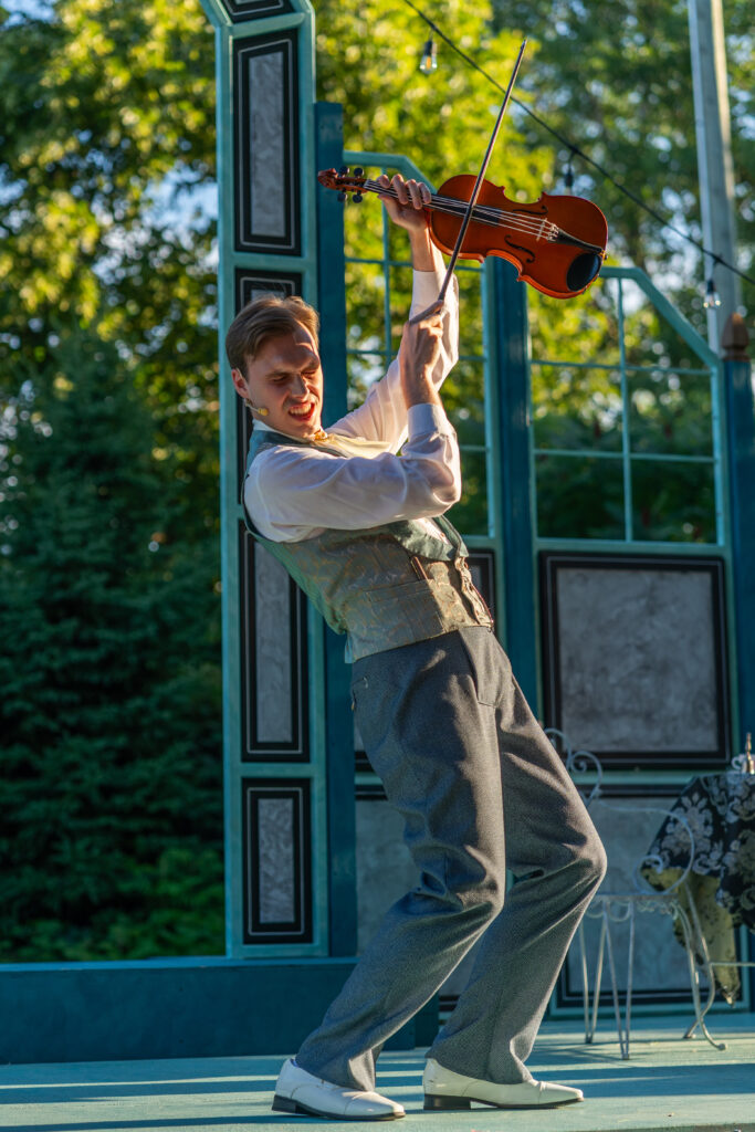 The Importance of Being Earnest by Repercussion Theatre Carter Gulseth as Algernon