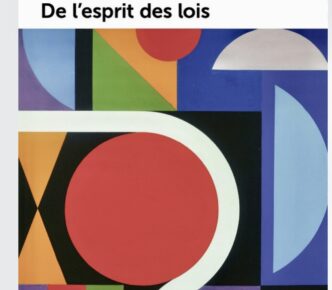 De l'esprit des lois.(1748) Montesquieu. Quarto Gallimard. Photo de couverture.