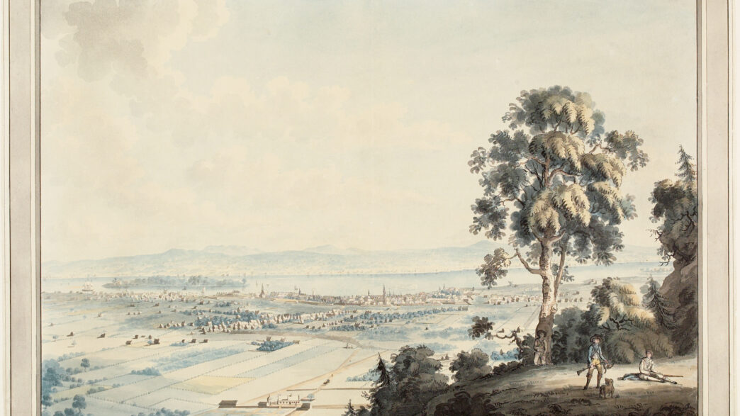 Le général Amherst en haut du mont Royat, Montréal,1784